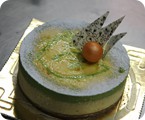 焗法式班蘭燉蛋芝士蛋糕