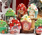 xmas tcup cake